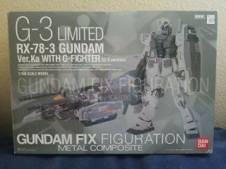 Gundam Fix Figuration Metal Composite Limited Rx - 78 - 3 Ver.  Ka With G - Fighter G - 3