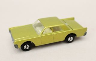 Matchbox Lesney Superfast Mb 31 Lincoln Continental - Rare Nw With Wide Arches