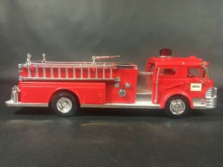 1970 Hess Toy Fire Truck W/ Inserts Light & Motor Work