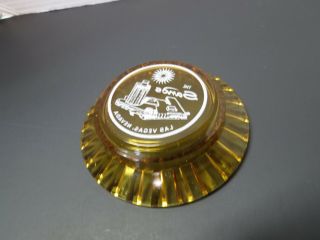 Vintage Gold Color Glass Ashtray The Sands Hotel Las Vegas 4.  5 