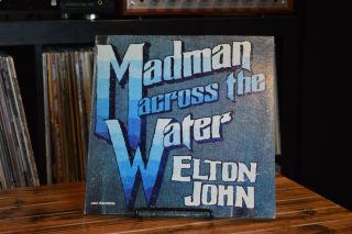 Elton John Madman Across The Water Vinyl Lp Rca Nm/nm Rare Tiny Dancer