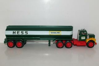 1974 Marx Hess Toy Tanker Truck with Rare Caution Sticker Lights 3