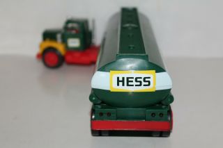 1974 Marx Hess Toy Tanker Truck with Rare Caution Sticker Lights 5