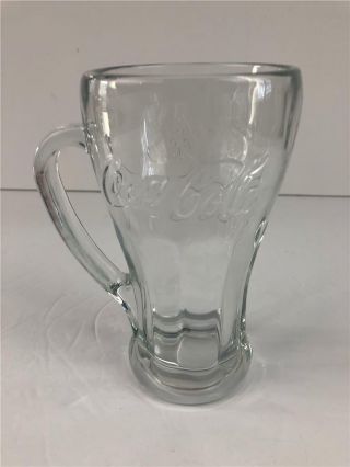 Vintage Libby Coca - Cola Heavy Handled Clear Glass Mug - 14 oz.  - COKE 2