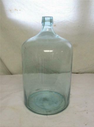 Antique Vtg 1928 Glass 5 Gallon Water Cooler Bottle Jug Jar,  Beer Wine Making