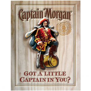 Captain Morgan " Got A Little Captain In You? " Bar Sign