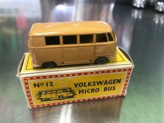 Budgie England Volkswagen Micro Bus No 12 Vintage Toy
