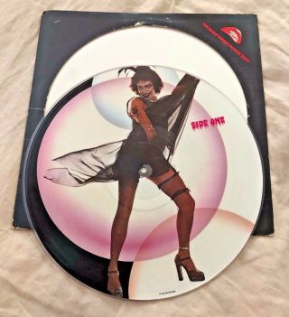Vintage Rocky Horror Picture Show Album Picture Disc Record Lp 1975