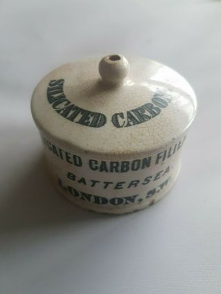 Very Rare Silicated Carbon Filter Co.  Battersea London S.  W {water Filter}
