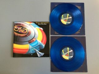 Electric Light Orchestra " Out Of The Blue " 1977 1st Pressing Blue Vinyl Lp