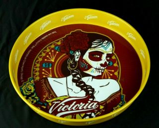 Rare & Collectible Victoria Beer Mexico " Dia De Los Muertos " Advertising Tray