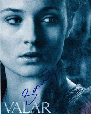 Sophie Turner Signed 8x10 Photo Authentic Auto Game Of Thrones Season 4 Promo