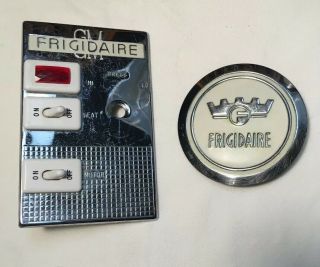 Vintage Gm Frigidaire Appliance Parts Emblem On/off Switchboard