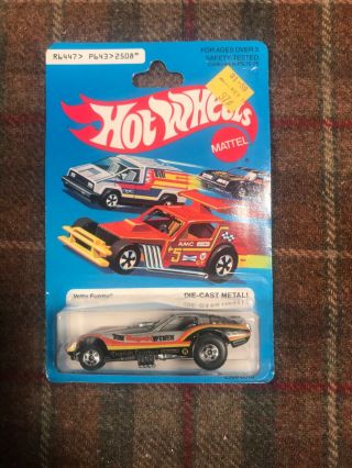 Hot Wheels Vetty Funny No.  2508 In Package 1979 Vintage Toy Car Mattel