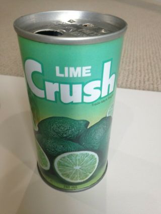 Vintage Lime Crush Can From Canada.  Empty And Great 1980