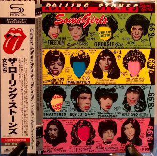 The Rolling Stones Some Girls Japan Shm Mini Lp Cd
