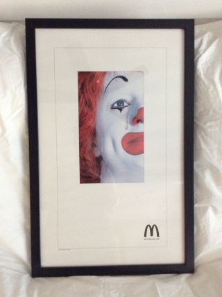 Crying Ronald Mcdonald Poster (we Miss You Jim Cantalupo),  Additional Items