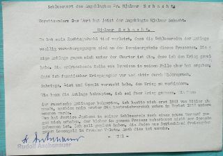 Rudolf Aschenauer signature on Nuremberg trial document 2