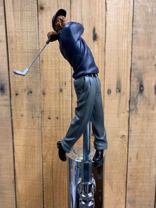 Tiger Woods Golf Tap Handle For Beer Keg Golfer Golfing Blue Ls Nike Shirt