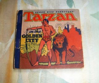 Tarzan Blb In The Golden City Premium Sc Pan - Am Motor Oil Premium 1938 Rare