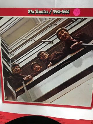 The Beatles / 1962 - 1966,  2 - record LP,  With Song Sticker Apple SKBO - 3403 5