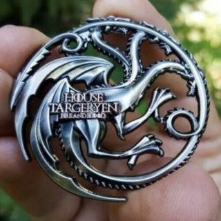 Game Of Thrones House Targaryen Poker Card Guard Chip Protector Golf Marker Coin
