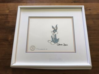 Bugs Bunny Animation Production Cel - Signed By Chuck Jones