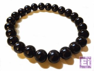 Akuma Prayer Bead Necklace: Black