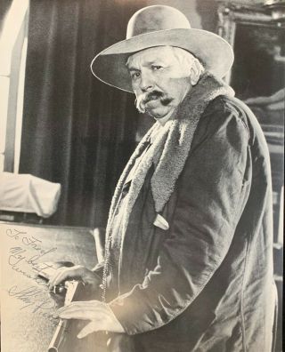 Slim Pickens Autographed 8x10 Photograph,  Inscribed,  R&r