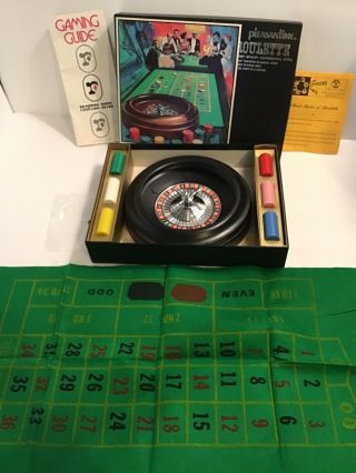 Pleasantime Roulette Game Board Wheel Game Pacific Gaming Co.  Complete