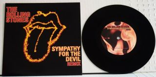 The Rolling Stones ‎ - Sympathy For The Devil 7 " 45 Single Ps Numbered