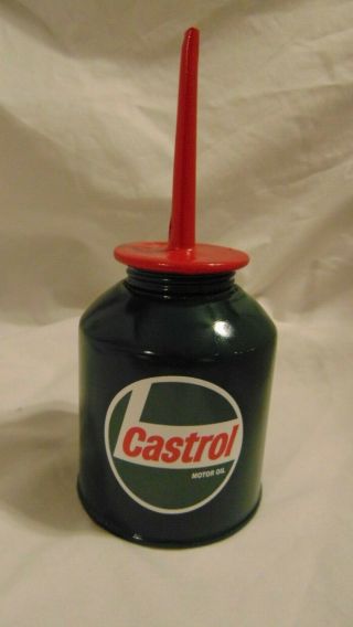 Castrol Gtx Vintage Pump Oil Can Gasoline Station Sign Gas Motor Crude Racing