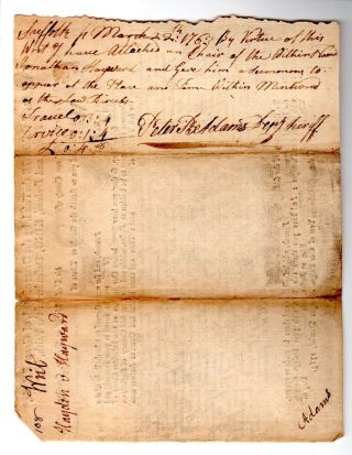JOHN ADAMS Autograph Clip Document - U.  S.  President,  George Washington VP (3) 3