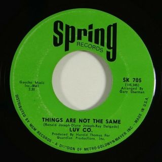 Luv Co.  " Things Are Not The Same " Crossover Soul 45 Spring Mp3