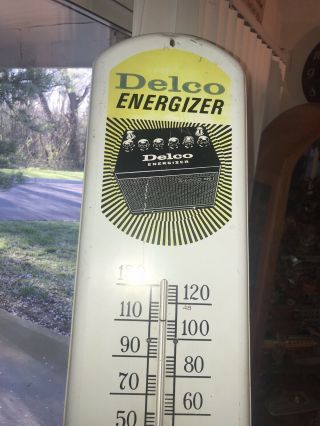 United Delco Battery Energizer Thermometer 38.  75 