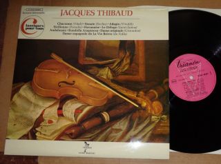 Jacques Thibaud Vitali/vivaldi/granados/falla - Trianon/pathe/emi 2c 045 - 00887