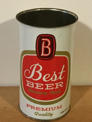 Best Beer,  Florida Flat Top Beer Can,  The Spearman Brewing Co.  Pensacola Fl