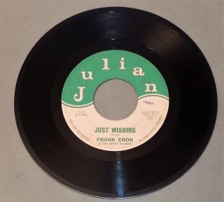 Frank Cook & Night Raiders Just Wishing/people Ask 1950s Nw Country 45 Julian