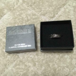 Final Fantasy Viii Silver 925 Ring Sleeping Lionheart Square Size 19 Squall