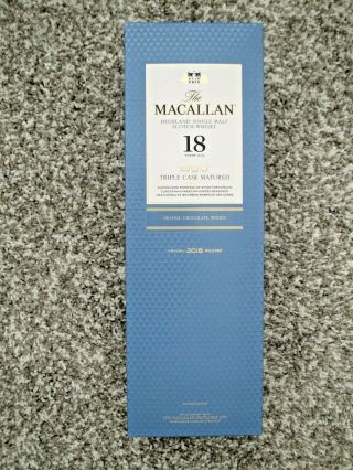 Macallan 18 Triple Cask Matured 2018 Scotch Whisky Whiskey -