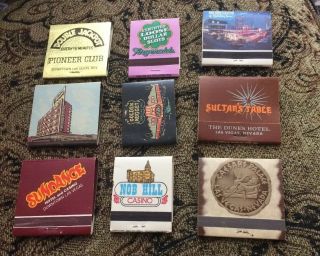 Vintage Las Vegas Matchbooks Obsolete & Existing Casino/ Hotels 2
