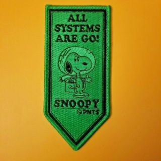 Peanuts Sdcc 2019 Exclusive Astronaut Snoopy Embroidered Sew - On Patch
