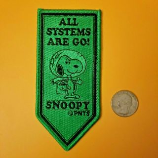 PEANUTS SDCC 2019 EXCLUSIVE Astronaut SNOOPY Embroidered Sew - On Patch 2
