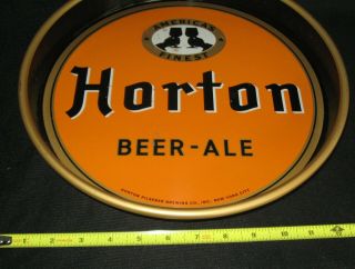 Rare Beer Tray Advertising Horton Pilsner York City - Beer & Ale