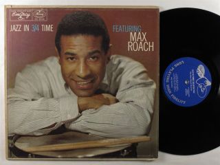 Max Roach Jazz In 3/4 Time Emarcy Lp Vg,  /vg,  Mono