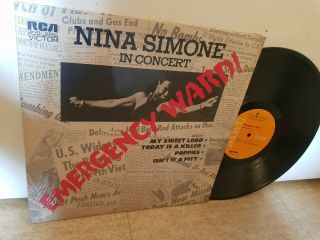 Nina Simone In Concert Emergency Ward Rca
