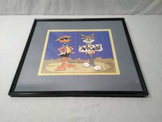 Daffy Duck / Bugs Bunny Animation Cel Signed By Chuck Jones / Limited Ed.  411