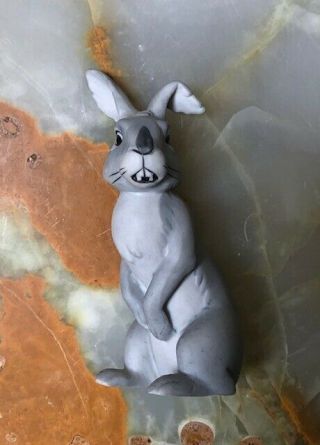Royal Orleans Watership Down HOLLY Rabbit Figurine 1982 Floppy Ear Gray Bunny 3