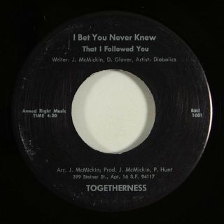 Diobolics " I Bet You Never Knew That " Sweet Soul/funk 45 Togetherness Mp3