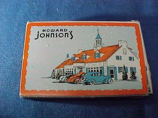 1930s Howard Johnsons Restaurant Deck Of Advertising Playing Cards